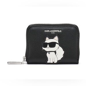 Karl Lagerfeld Zip Around mini wallet with choupette